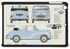 Morris Minor Tourer 1964-69 Small Tablet Covers